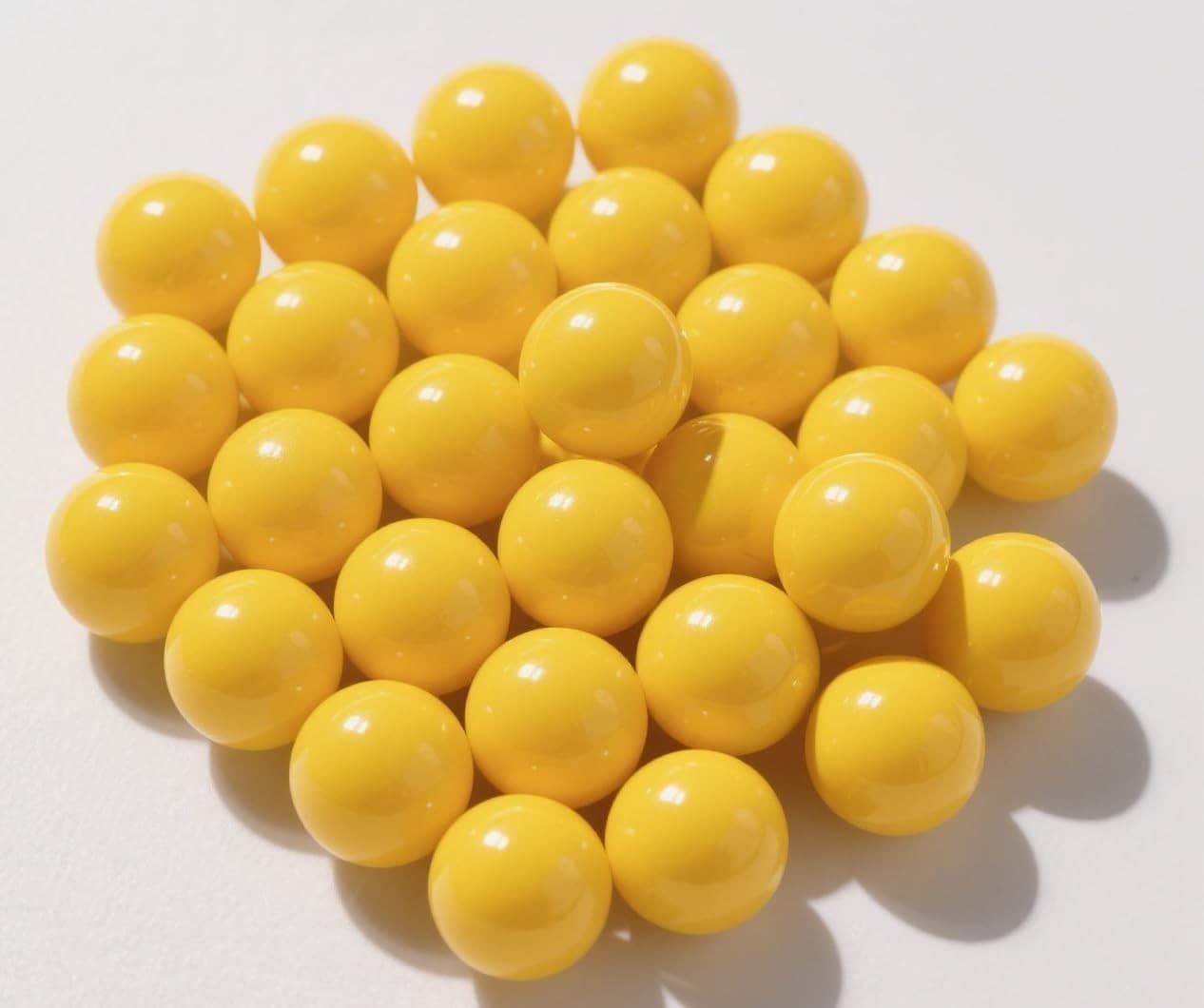 100 Counts 2.6 Grams .61 Caliber Kinetic Balls - 0.61 Cal Reusable Nylon Balls L 2