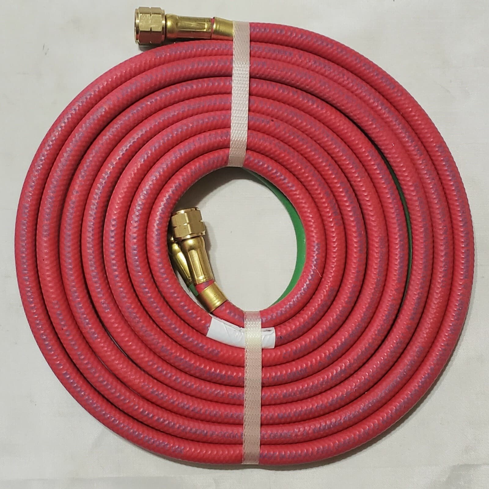 12' x 3/16" Twin Welding Torch Hose Oxygen Propane Acetylene Grade T Made In USA