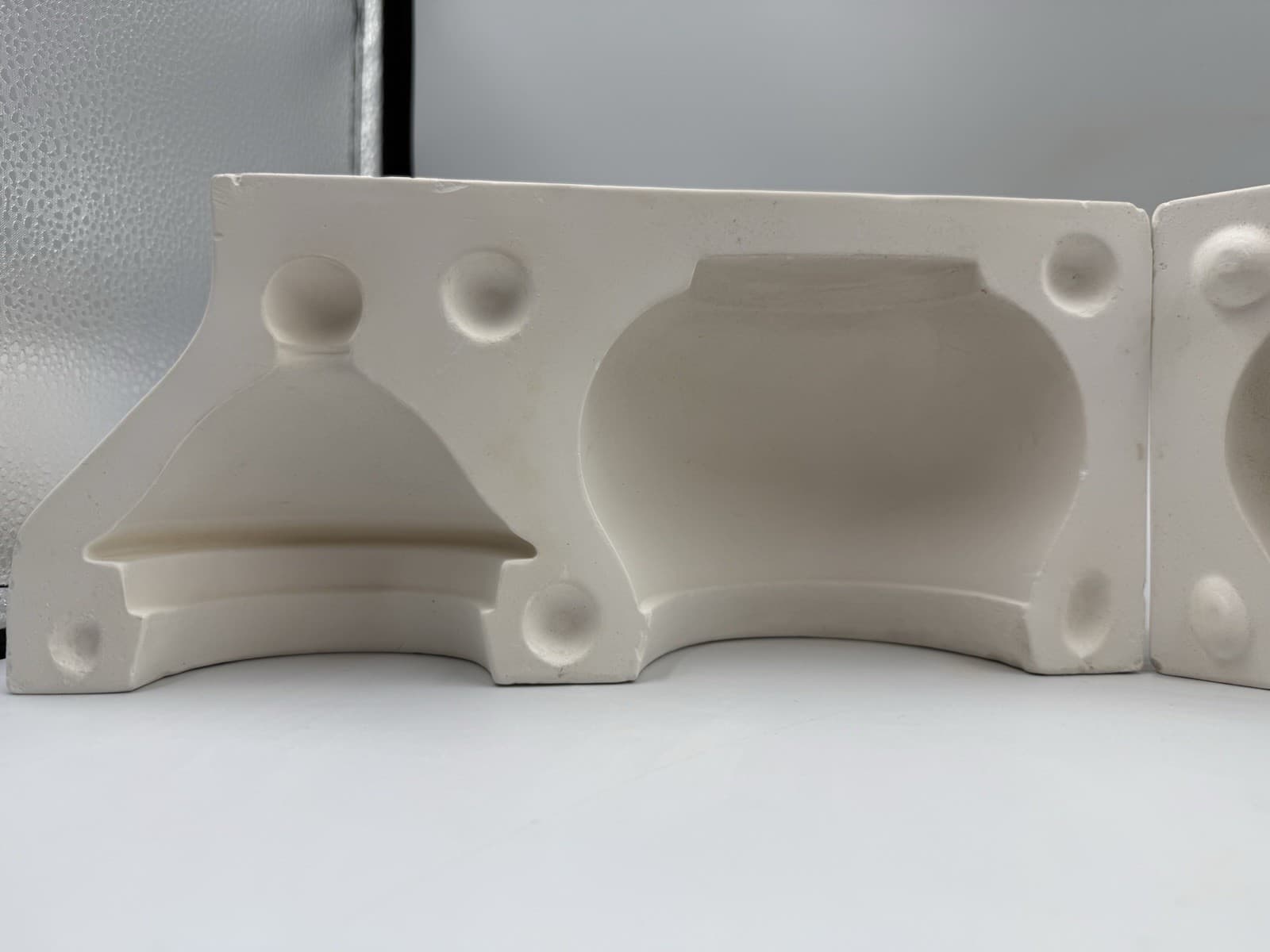 VTG 1977 Gare Ink 1992 Jodi Ceramic Slip Casting Mold Sugar Bowl 2