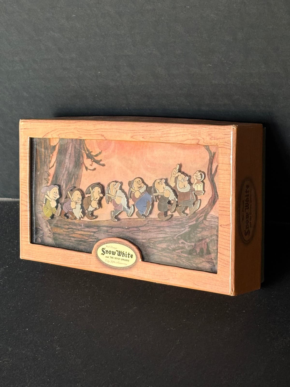 NIB 65th Ann. Disney Snow White & 7 Dwarfs LE Pin Collection Gustaf Tenggren 3