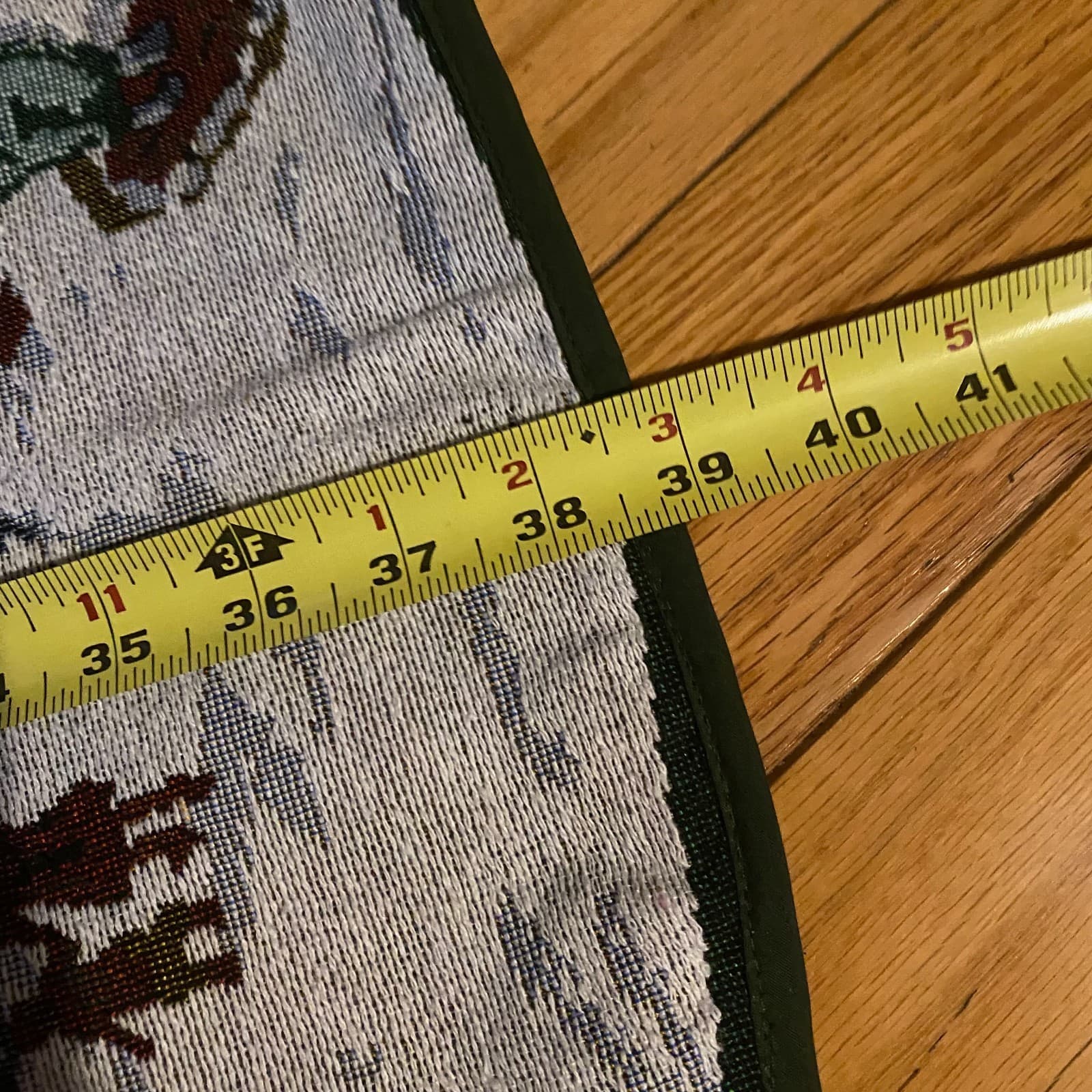 LED Lighted Christmas Tree Skirt Tapestry Winter Scene 39" NEW Tested Works! 5