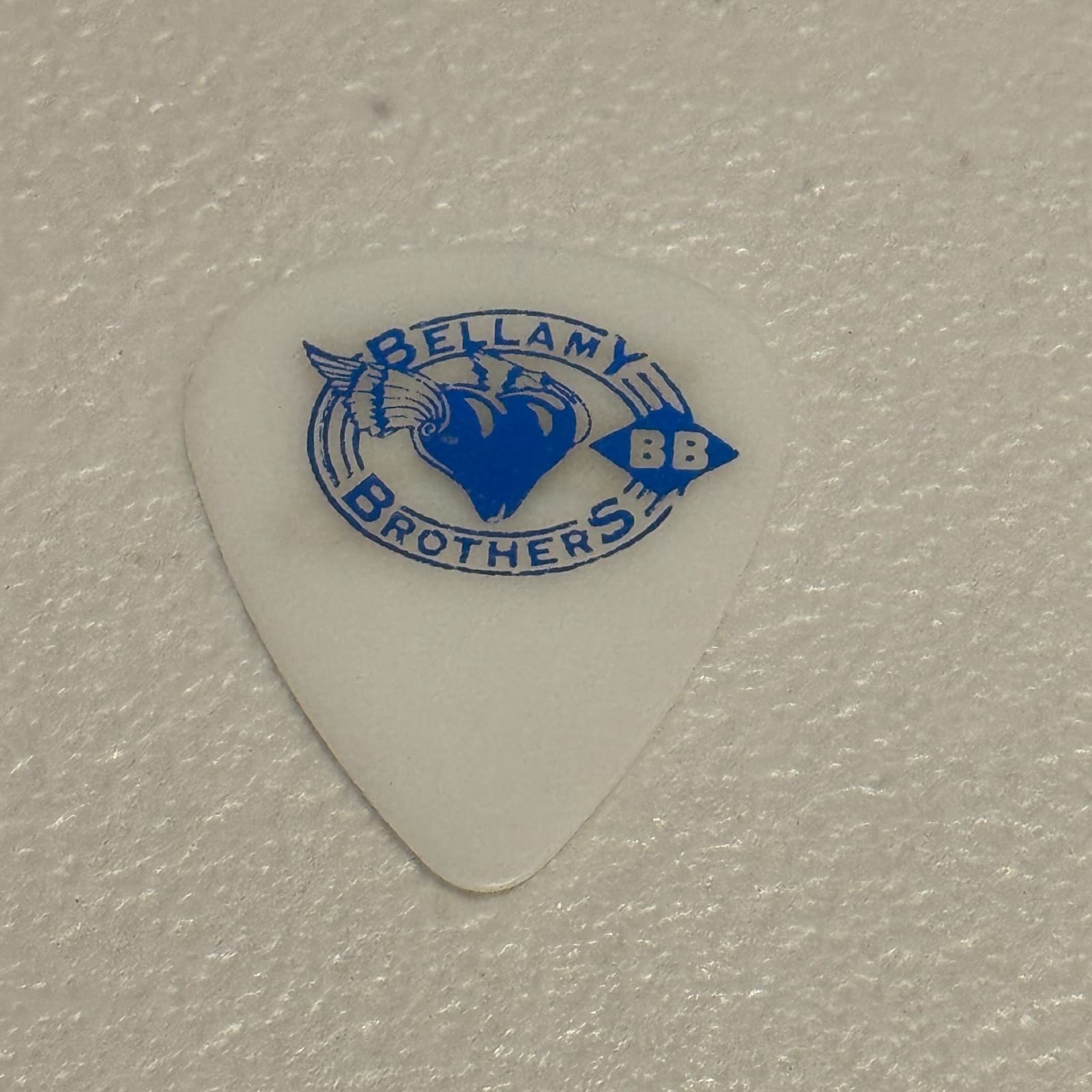 Bellamy Brothers David Bellamy Signature Guitar Pick 1980s Tour Stage Plectrum