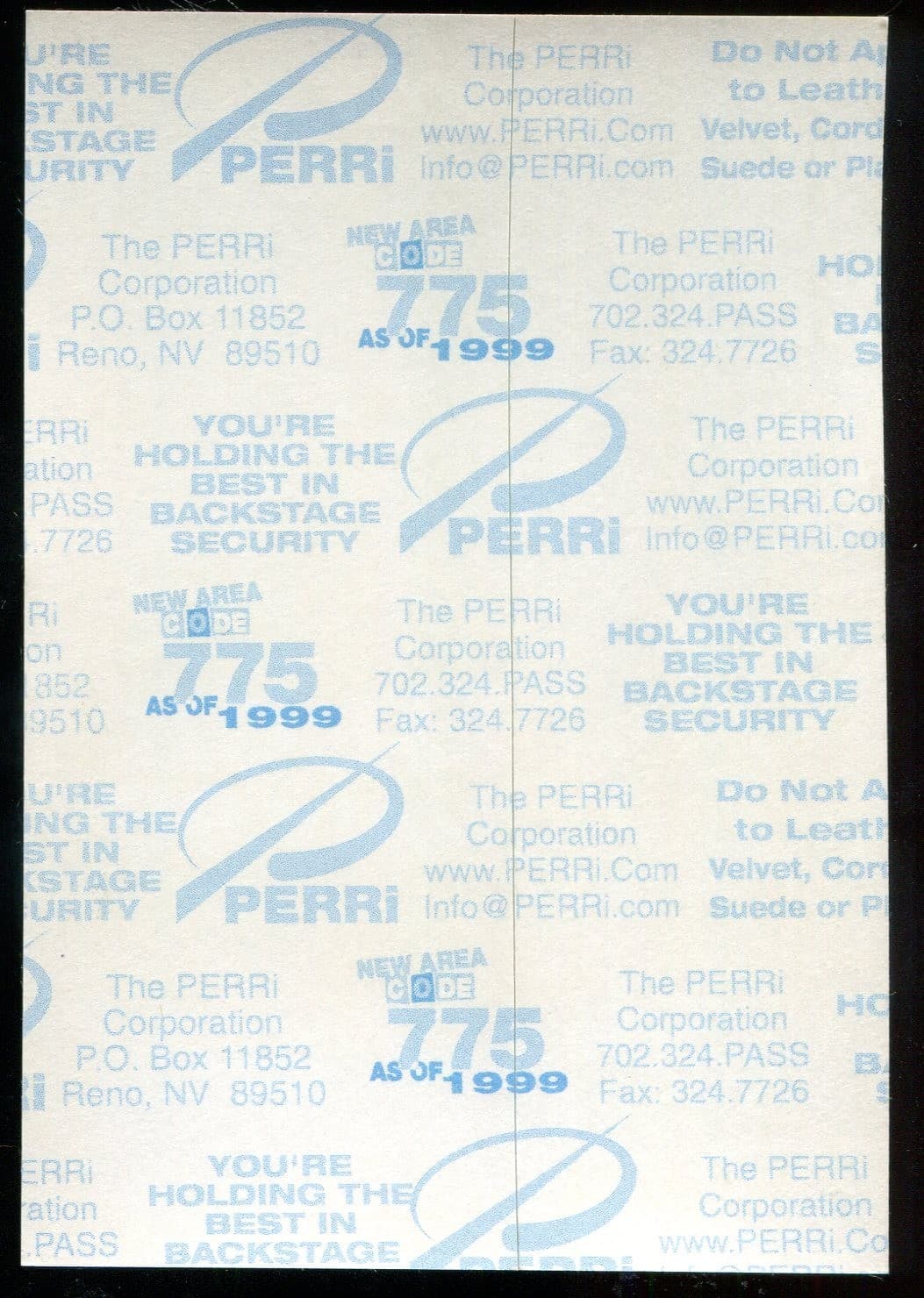 Vintage 1998 Beck Concert Backstage Pass Guest 2