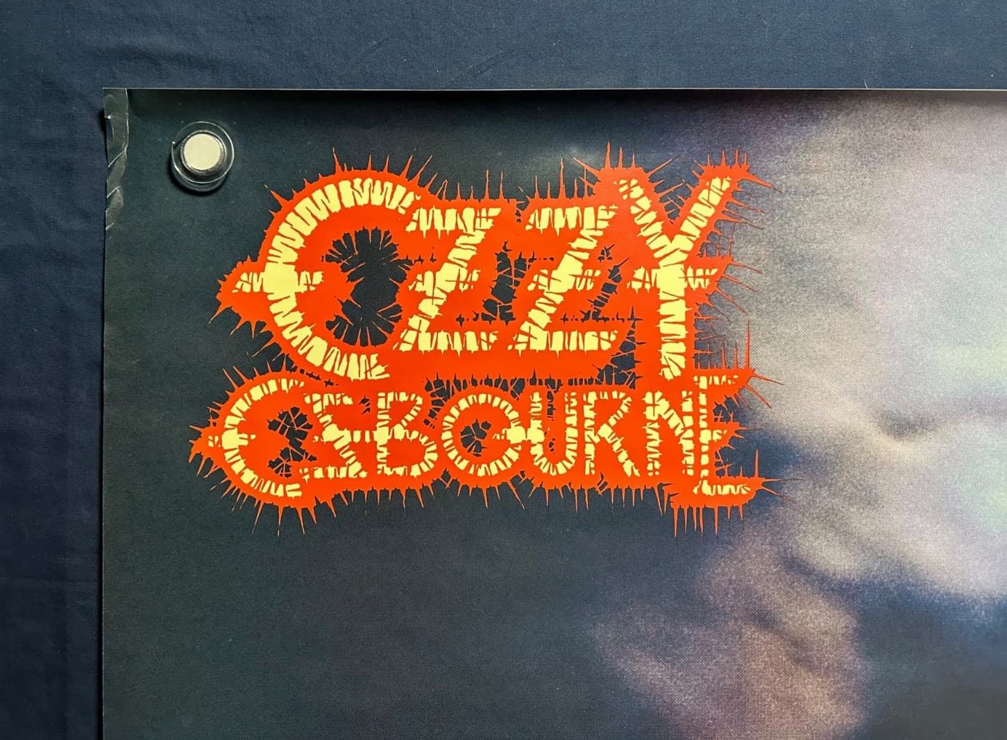 RARE!! 🔥OZZY OSBORNE "Bark At The Moon" RECORD STORE PROMO POSTER unused 36x36 2