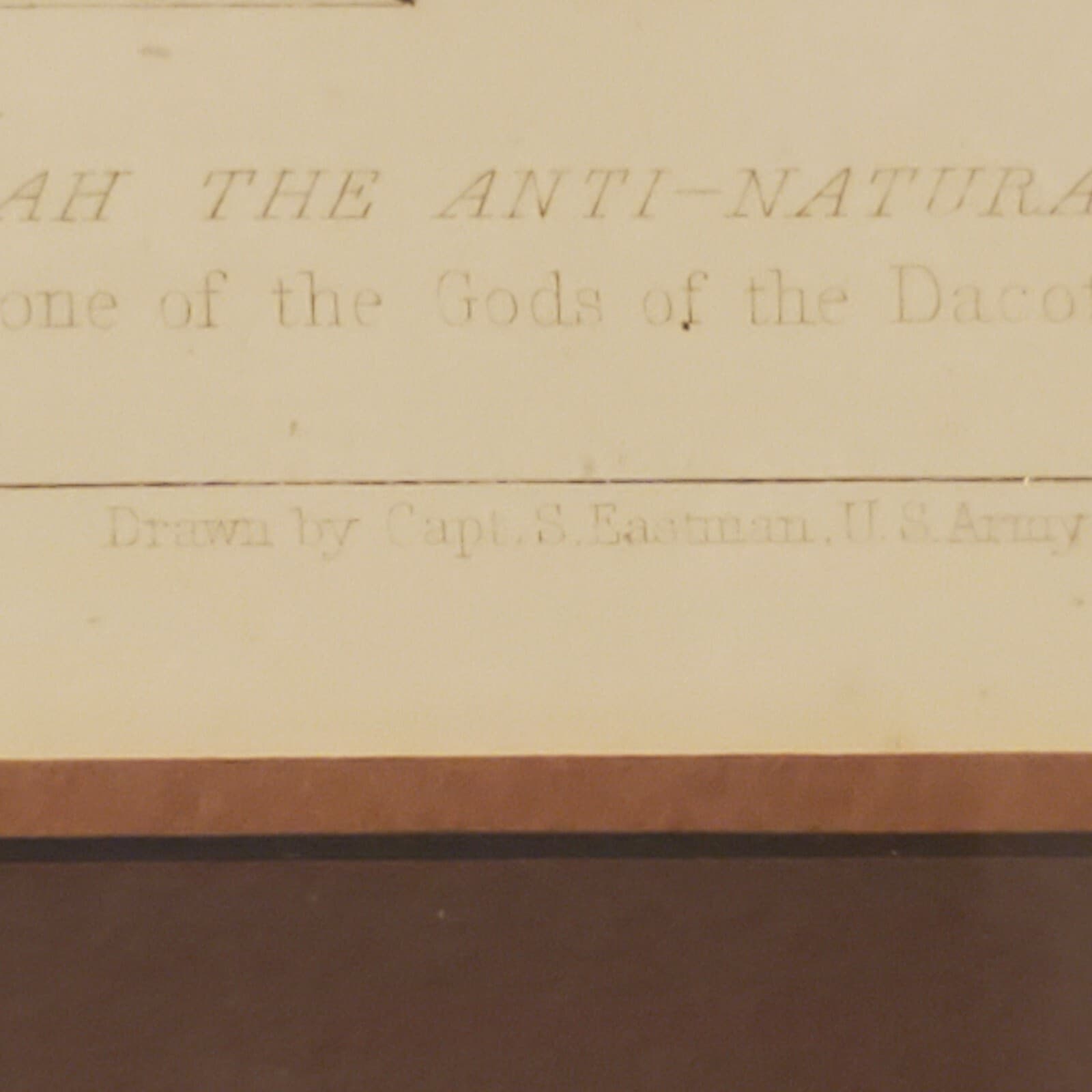  Winnebago  Drawing By Chief Little Hill Of Medicine Animal RARE 1850s   3