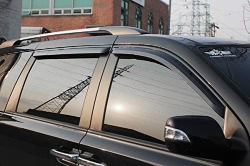 AUTOCLOVER Smoke Tinted Rain Guards 4pcs for KIA Sedona 2006~2014  2