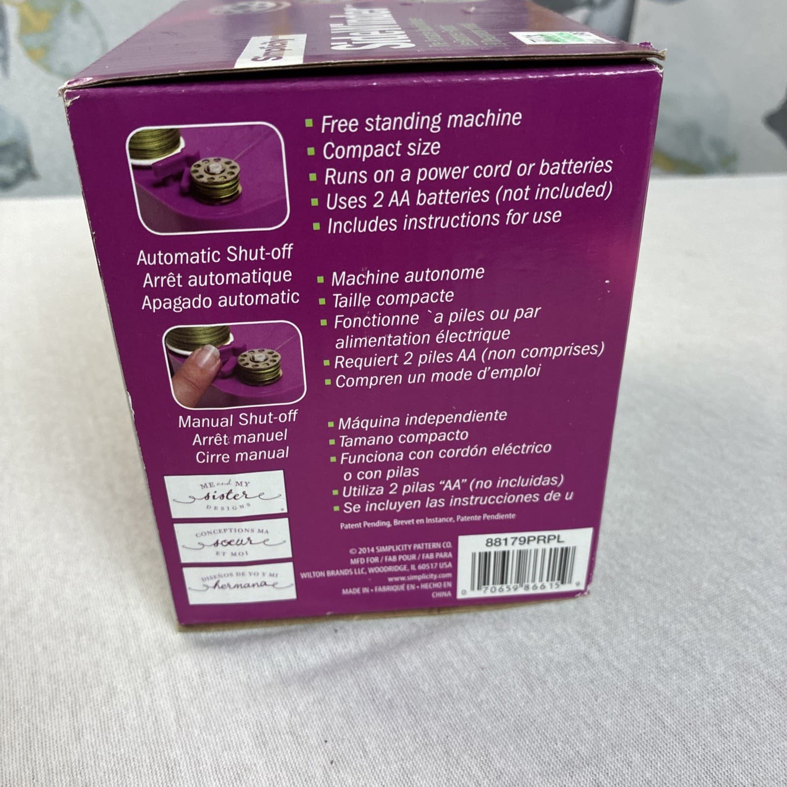 SIMPLICITY Sidewinder  Portable Bobbin Winder   4