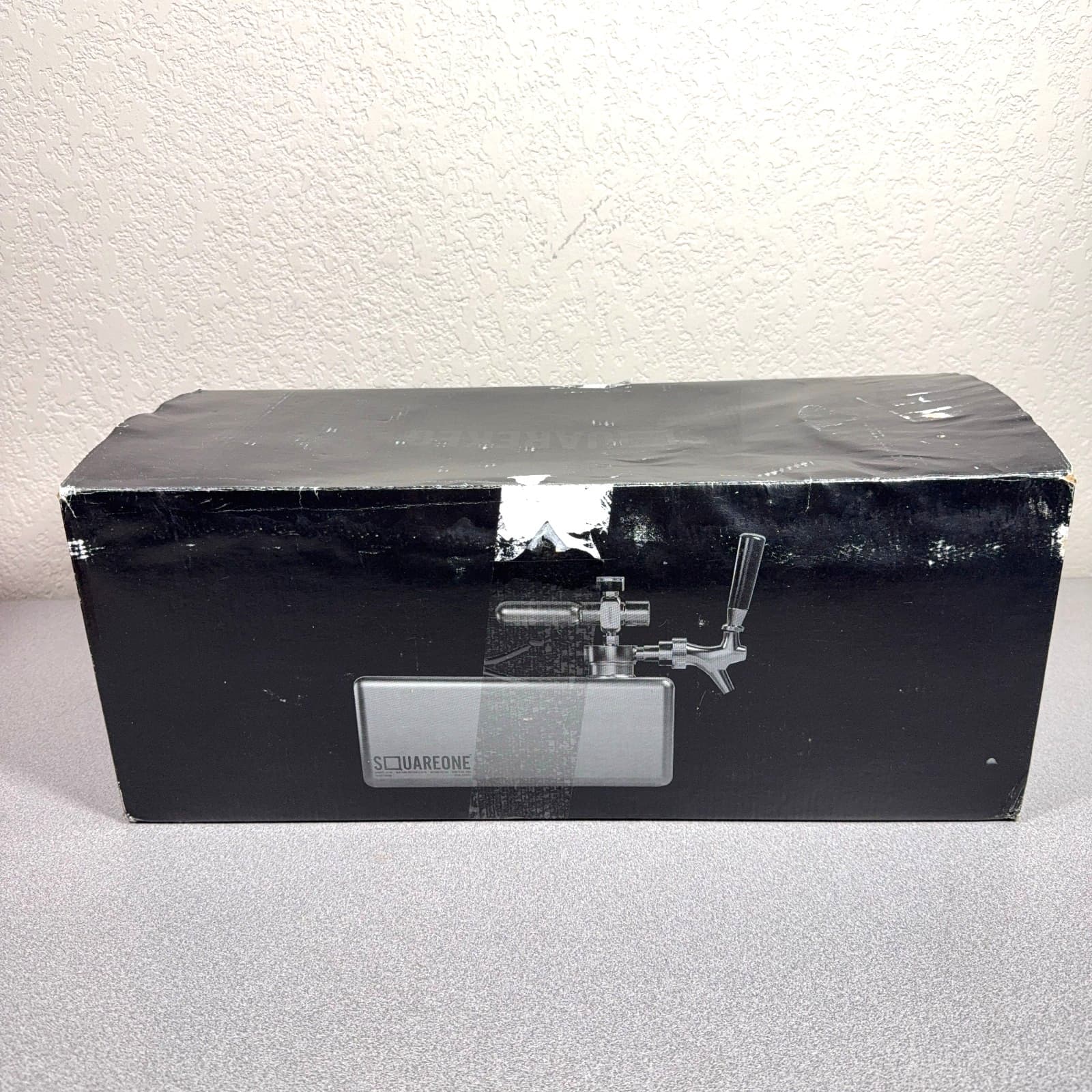 Square One (SquareKeg) Mini Keg Stainless Steel Keg Tap Complete System Grey 2