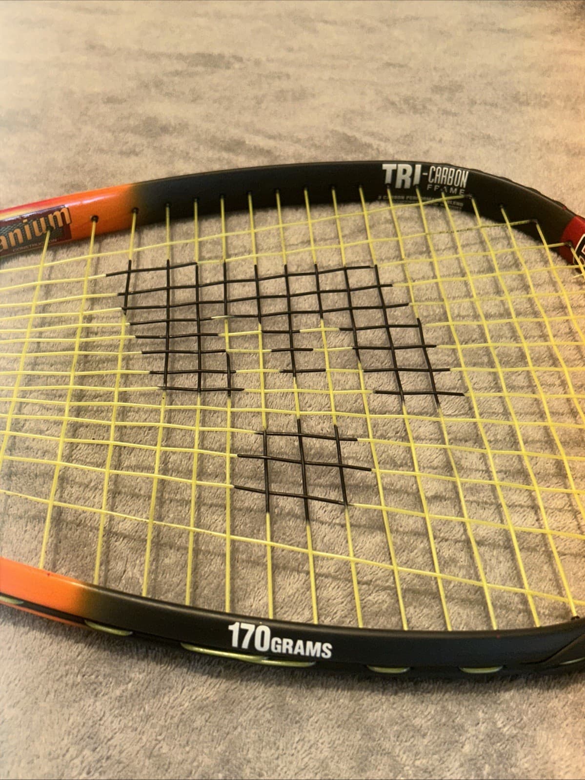 bedlam 170 lite racquetball racquet 22” longstring 62 vibration damping power 🔥 4