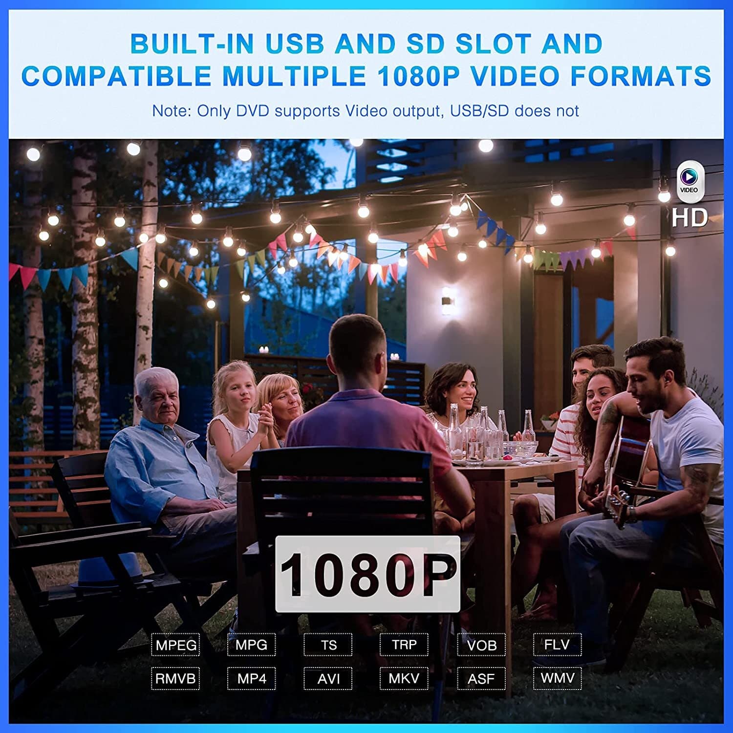 2X10.1” Dual Screen Car Headrest Monitor TV DVD Player for Kids USB SD Headsets 5