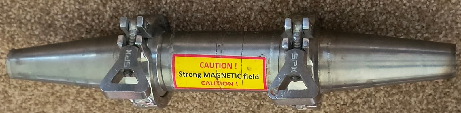 304SS Industrial Magnetic Separator 15" - Cylindrical - Strong Magnetic Field 2