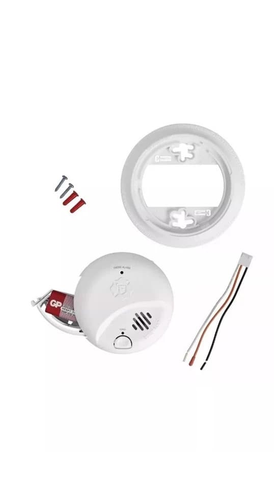 First Alert SMI100-AC Hardwire Interconnect Smoke Alarm with Battery Backup 12pc 5