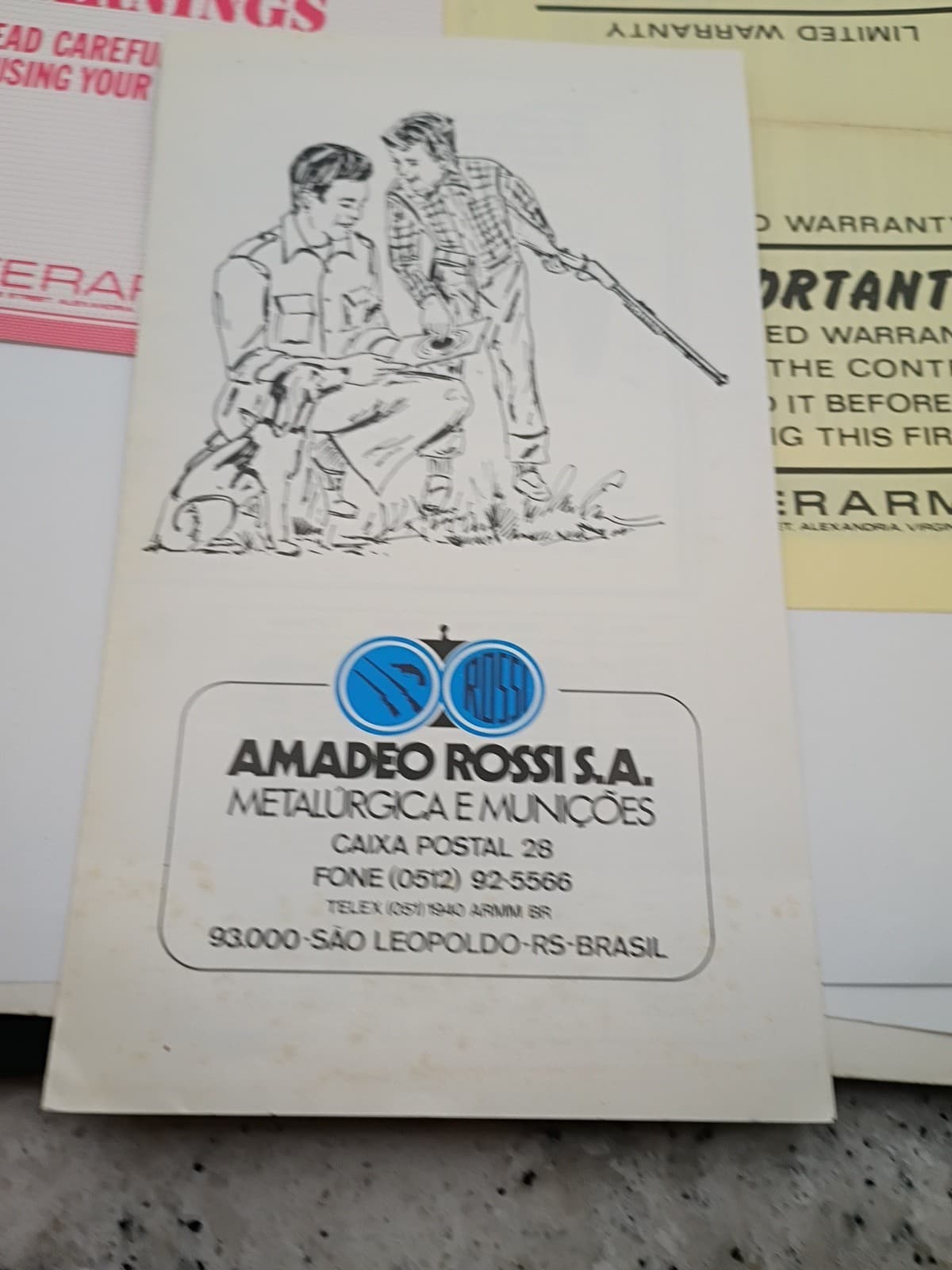 ROSSI Gallery Model  Pump Action Rifle Manual 6