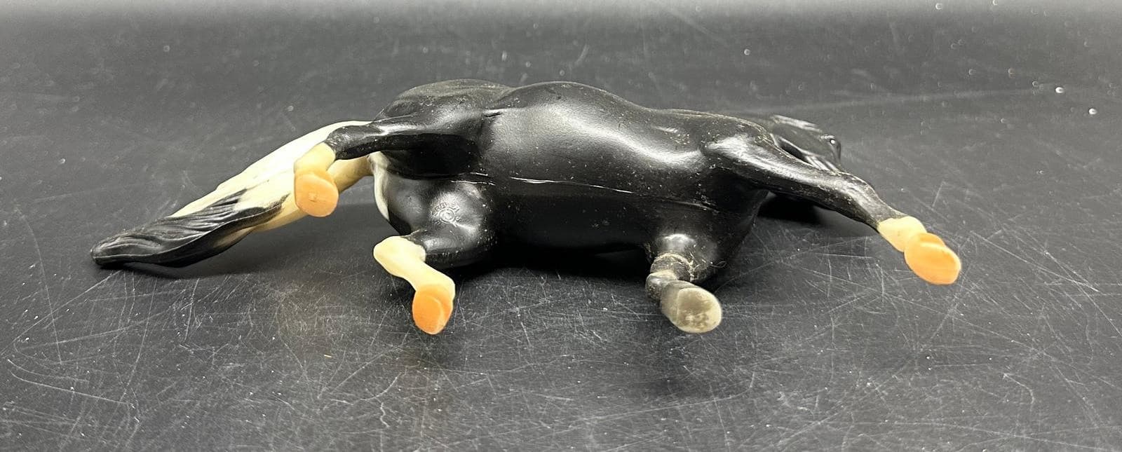 Vintage Breyer Midnight Tango Black And White Pinto Pony Miniature Horse 2000 3
