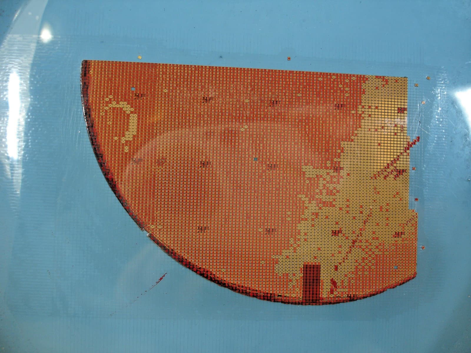 Quarter Round Slice of 300mm Semiconductor Silicon Wafer Lithography for display 6
