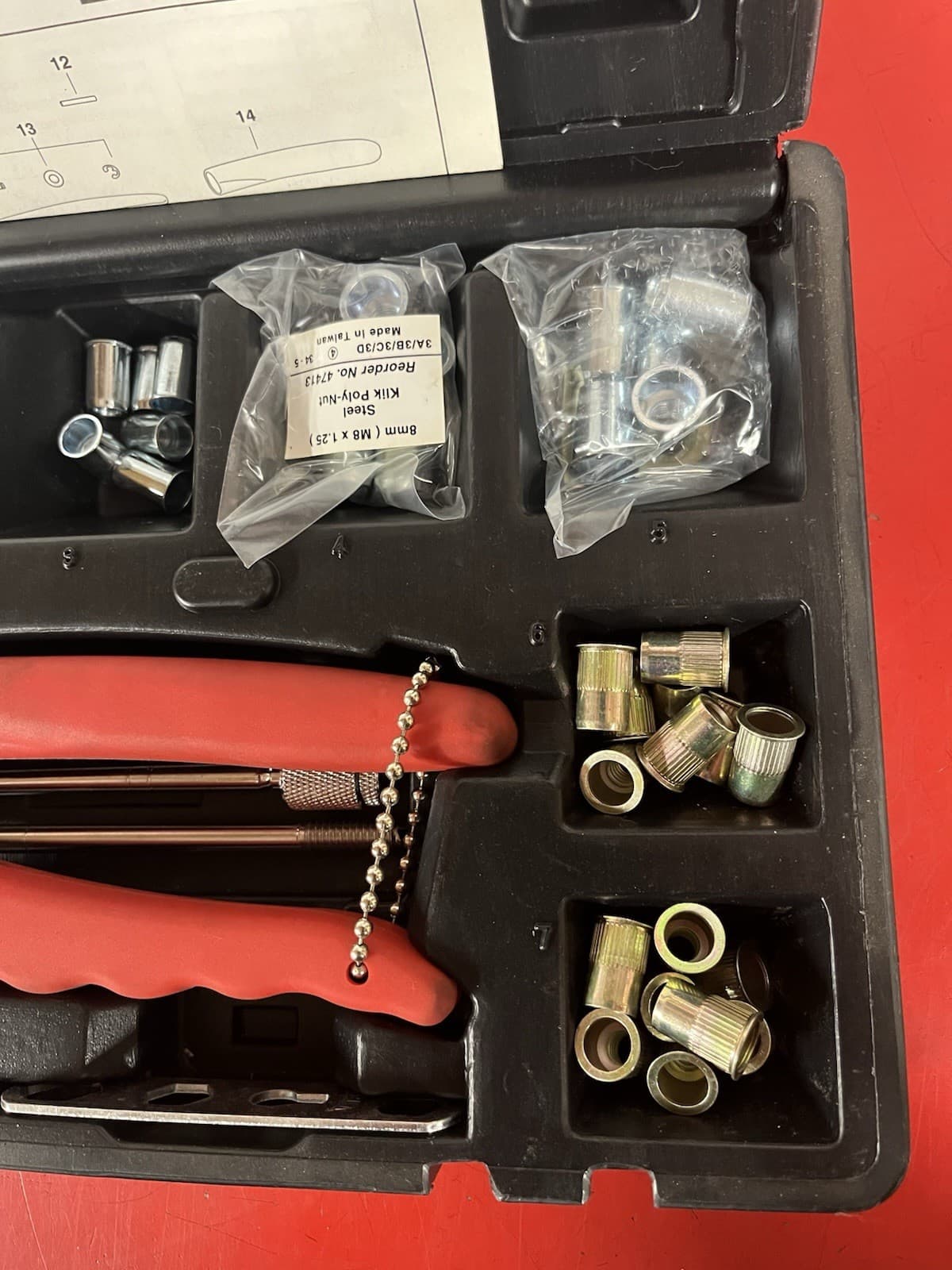 Marson 39303 Metric Poly-Nut Set 4