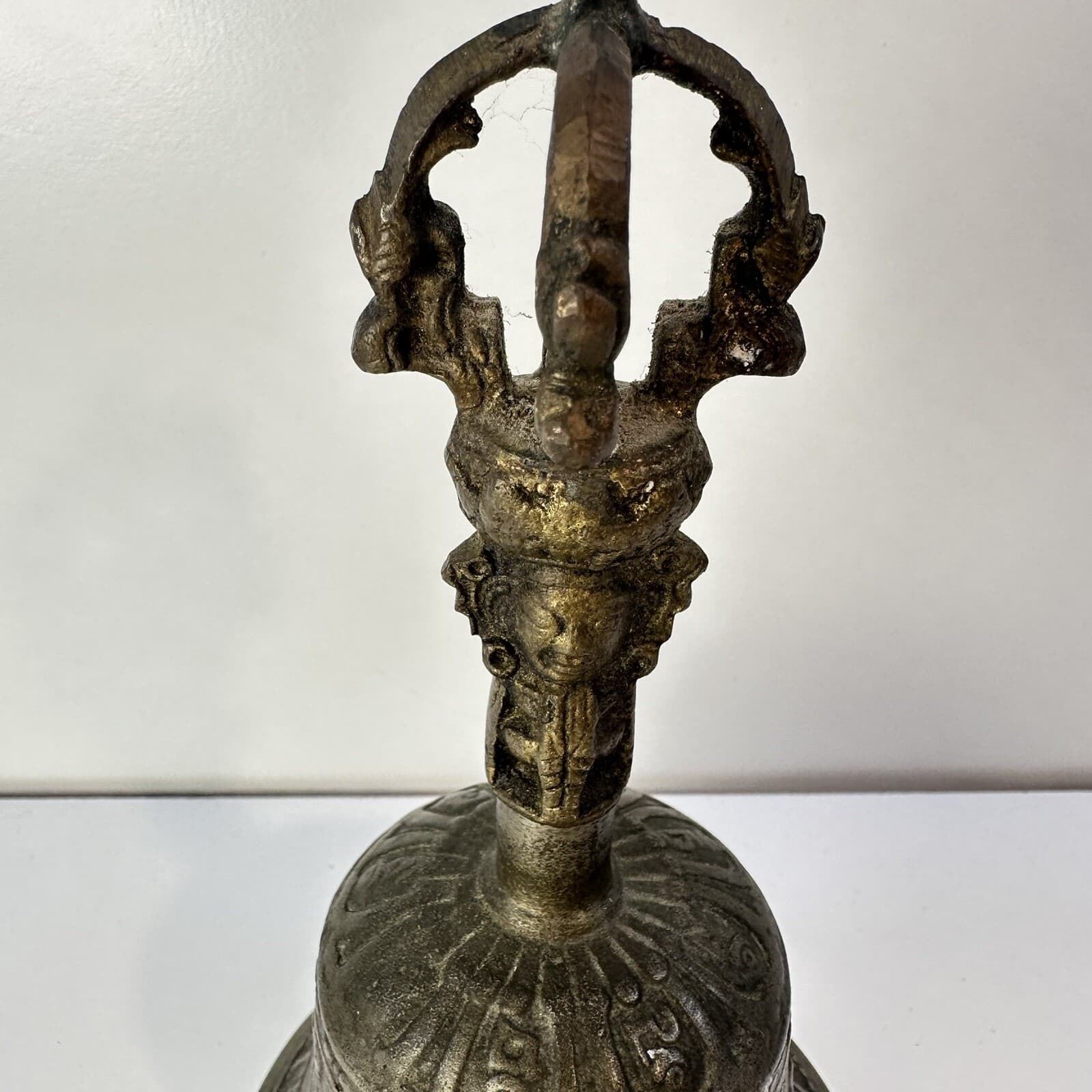 Tibetan Temple Metal Meditation Bell (Bronze?) Vintage Chimes Ritual Exorcism 3