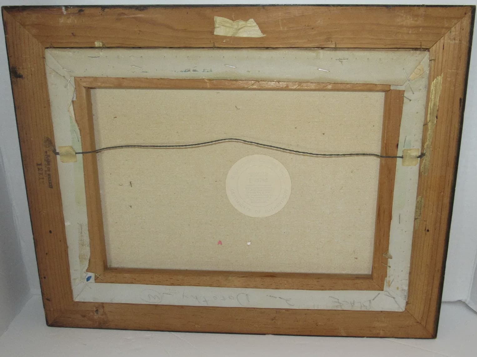 Original Vintage Painting, Southwest Desert Landscape, Tony White, Framed. 3