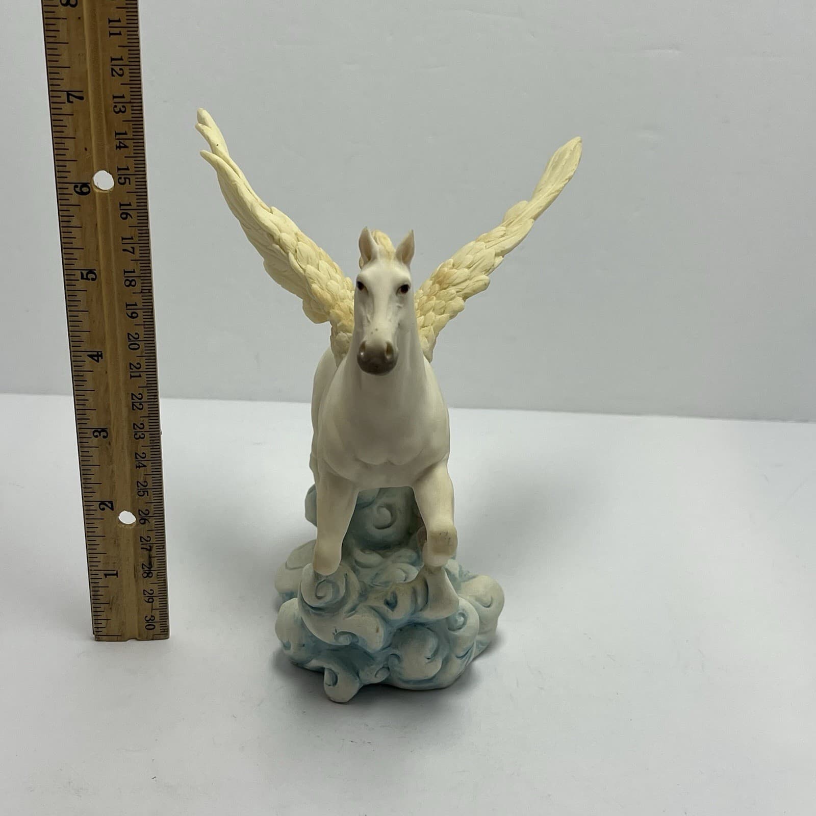 Vintage Pegasus On Clouds Flying Wings 2001 Pacific Giftware Resin Figure 2