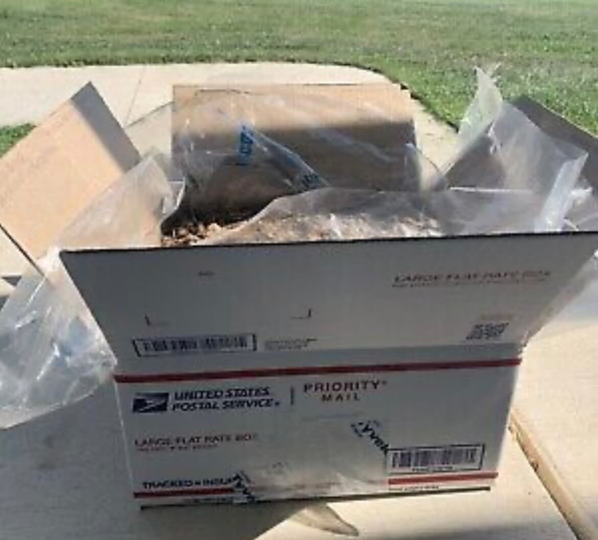 LARGE BOX (10 lbs) Dried Shredded Horse Manure Fertilizer Poop Sun Pasture Cured 2