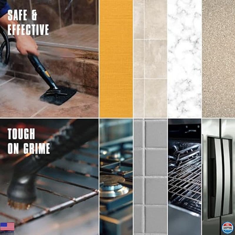 McCulloch MC1230 Handheld Steam Cleaner – 10-Minute Runtime & 11 Accessories 6