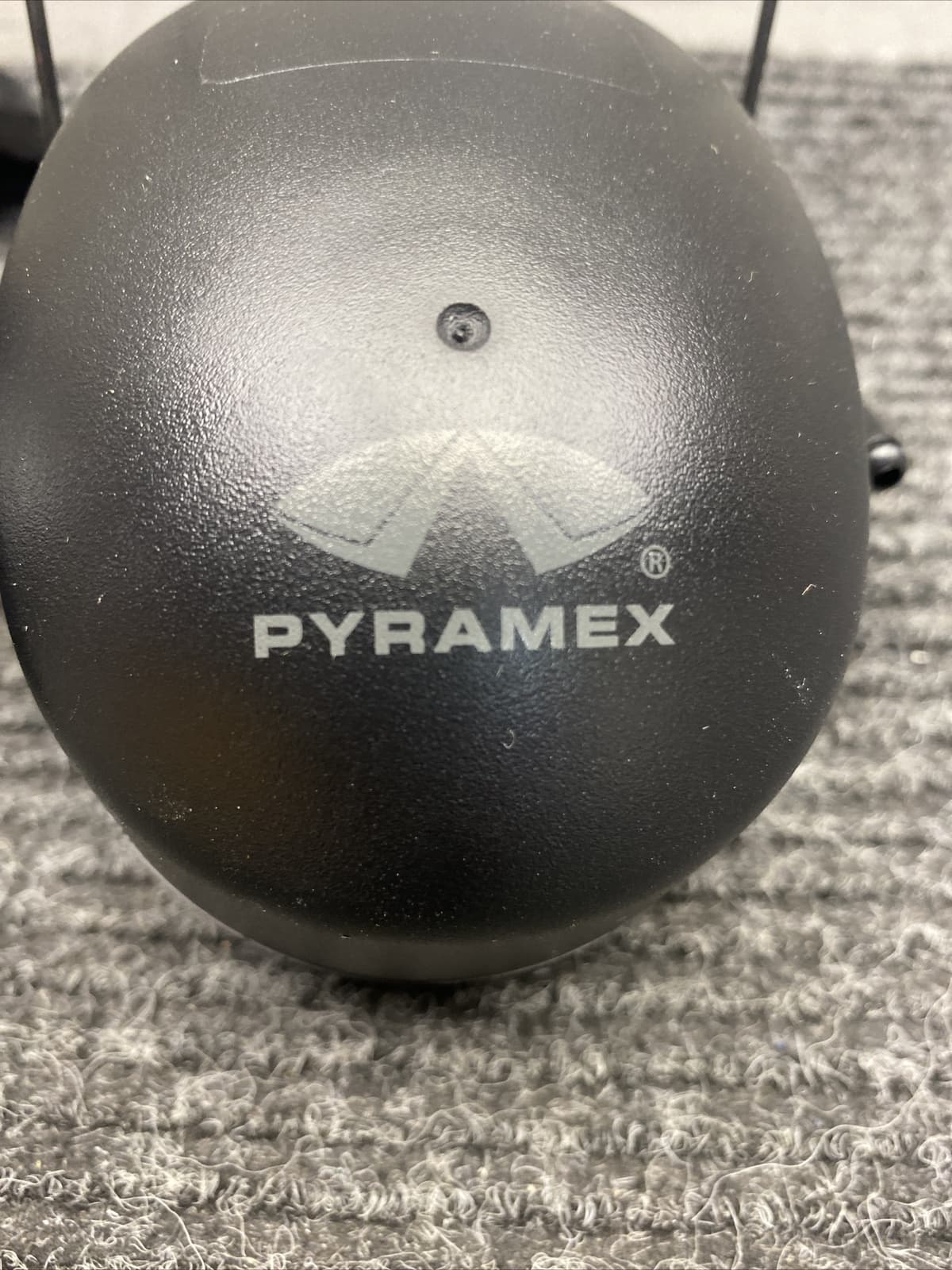 Pyramex Black Dielectric Hard Hat Cap Mounted Earmuffs, CMFB6010, NRR 23dB, New 4