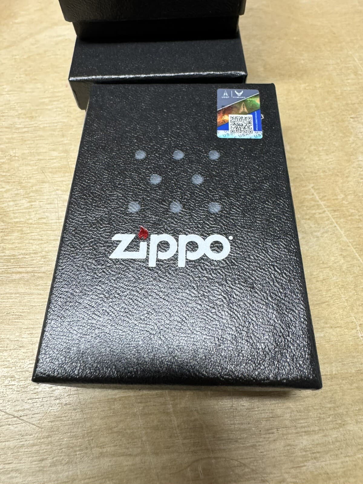 Zippo US Air Force White Logo on Blue Lighter - 239 - New 5