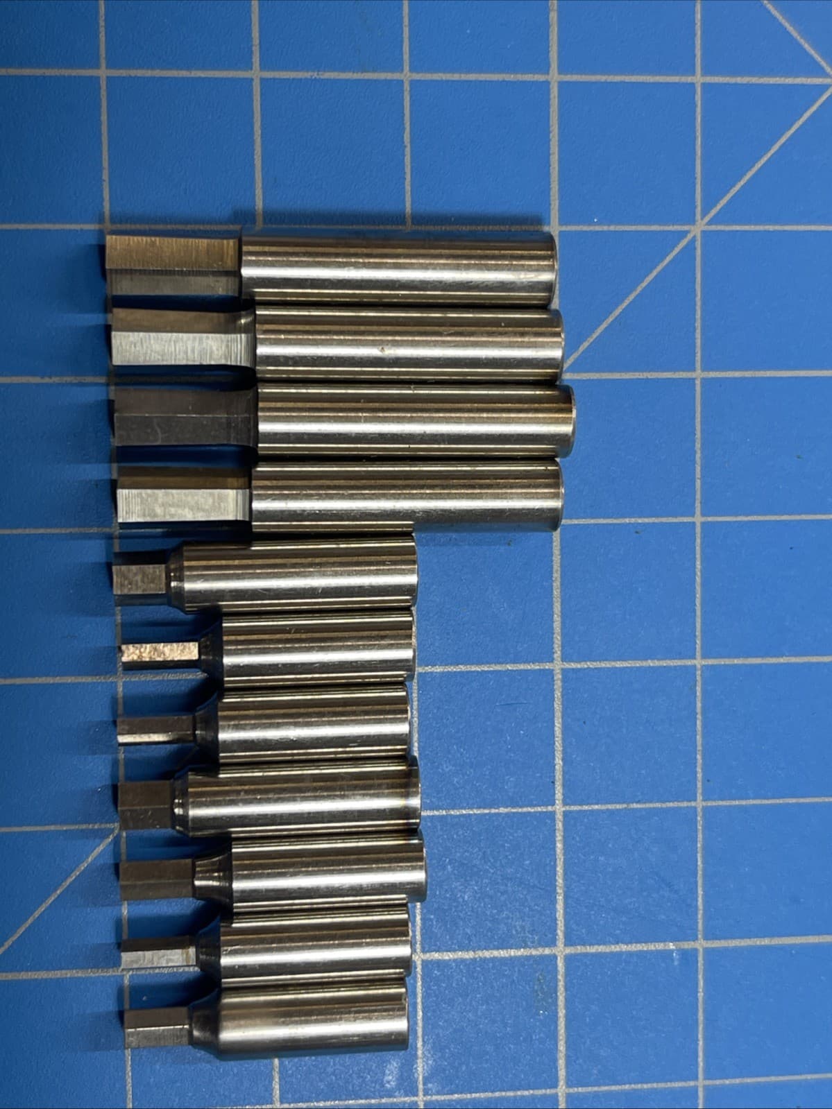 Rotary Broach Tooling 1/4” Shank - 11 Pcs 4