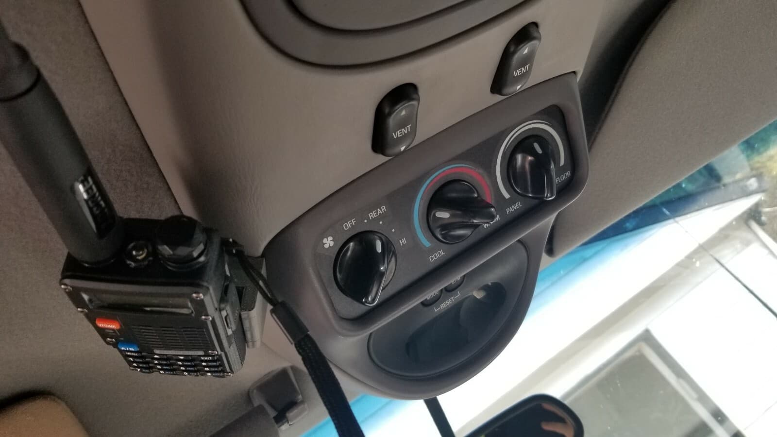 Baofeng UV5R Truck Overhead Console Mounting Bracket No Drilling Needed!!! 3