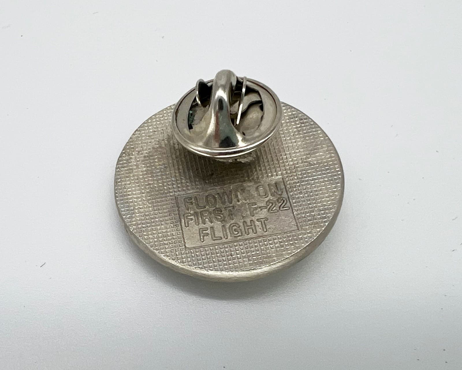 F-22 Raptor First Flight Lapel Pin Flown Onboard 1st F-22 Flight Lockheed USAF 4