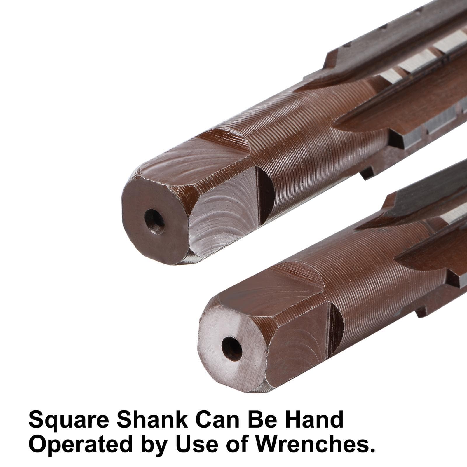 2pcs MT2 Morse Taper Reamer Coarse and Finish Set H8 Alloy Tool Steel 6 Flutes 5