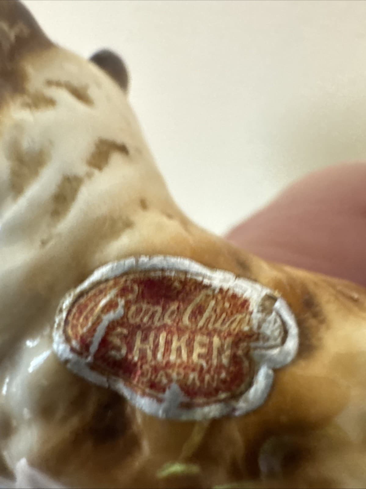 Bone China Three Border Collies Dogs Laying Down Crossed Paws stand sit Shiken 2