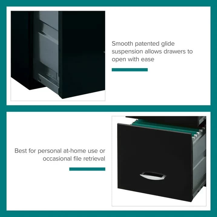 Space Solutions 3 Drawer Letter Width Vertical File Cabinet with Pencil Drawer 5