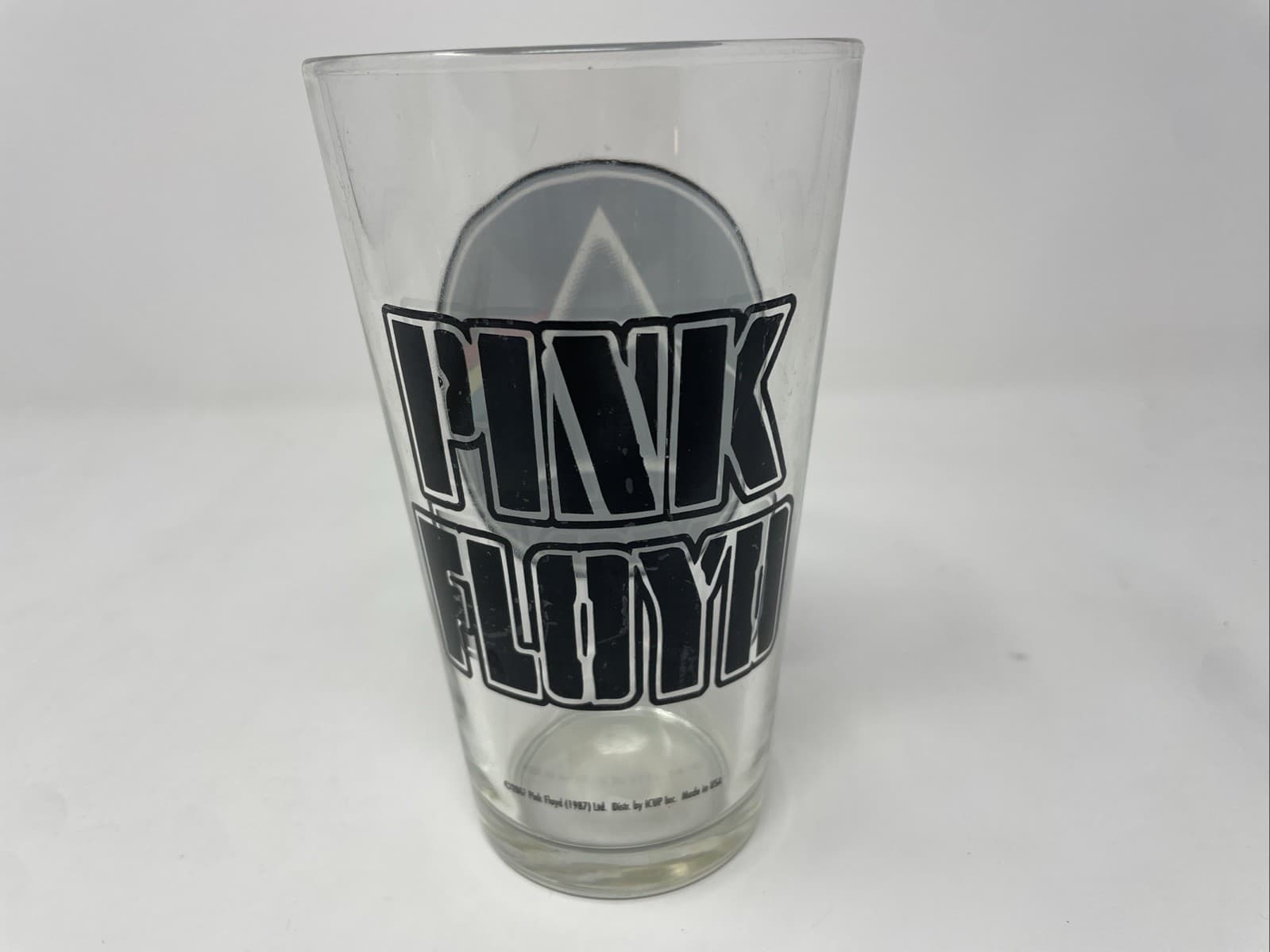 Pink Floyd Rock N’ Roll Pint 16 oz. Tall Glass 6” 2007 Dark Side Of The Moon Art 2