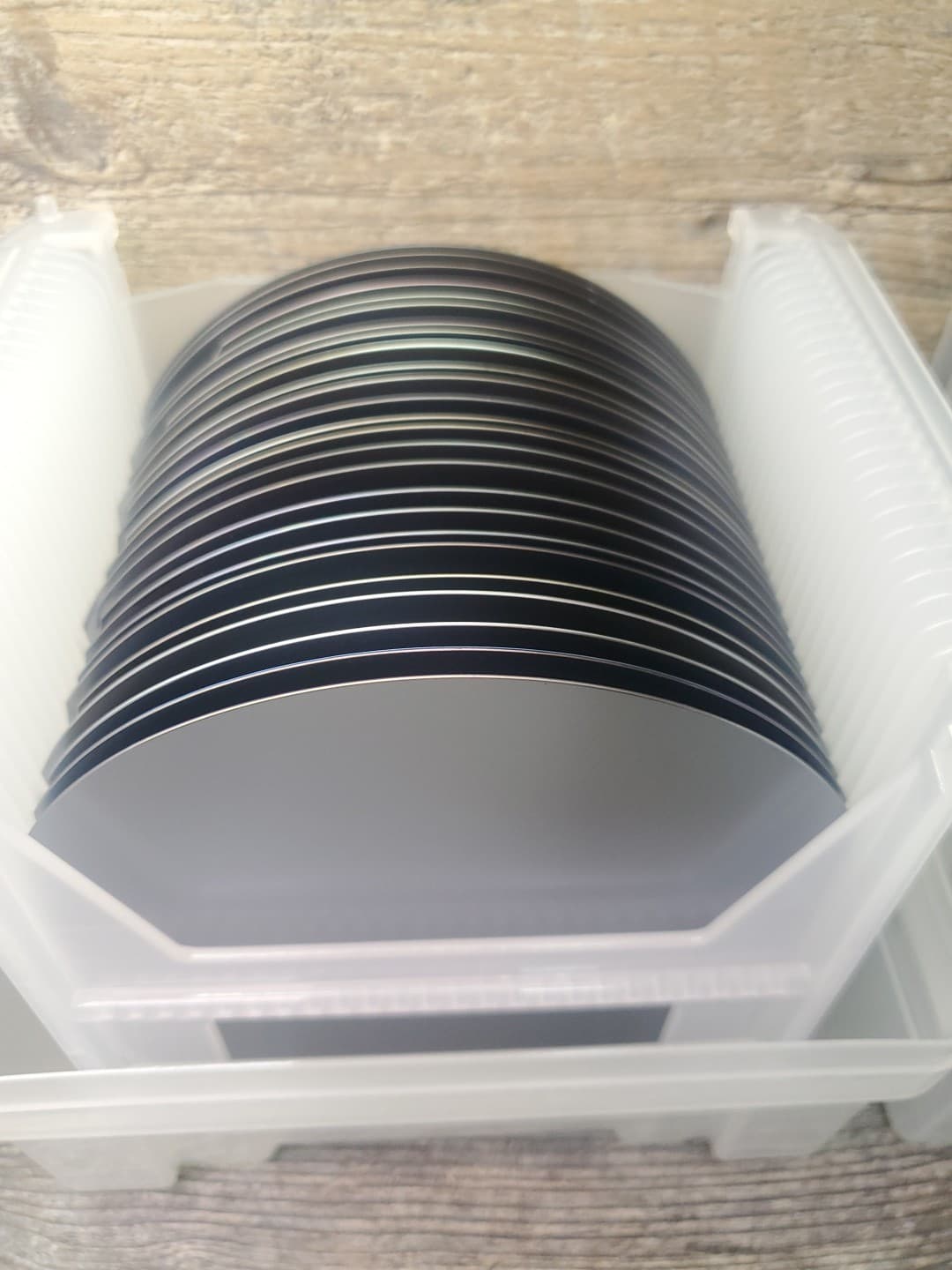 6-in 150.0 0.2 mm P/B High Purity Silicon Wafer Case Single side polished 25 Pcs 4