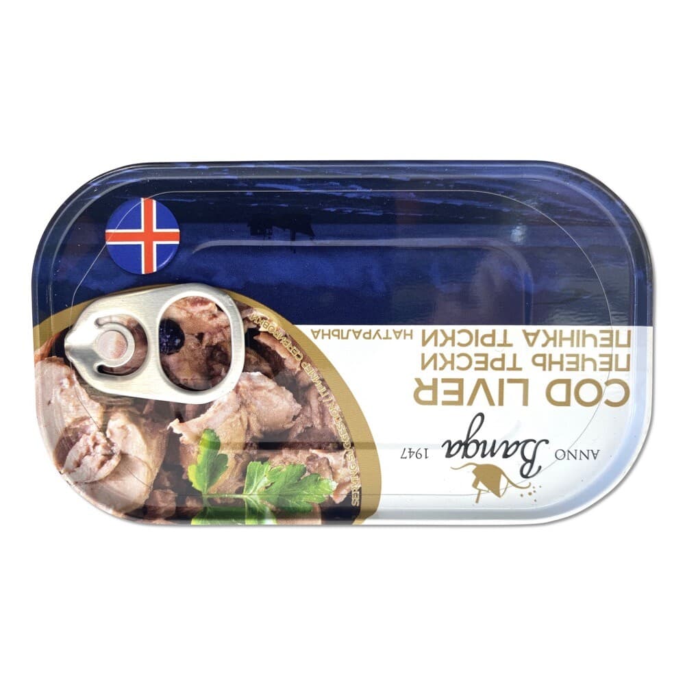 Banga Natural Cod Liver 115gr 10 Pack 2