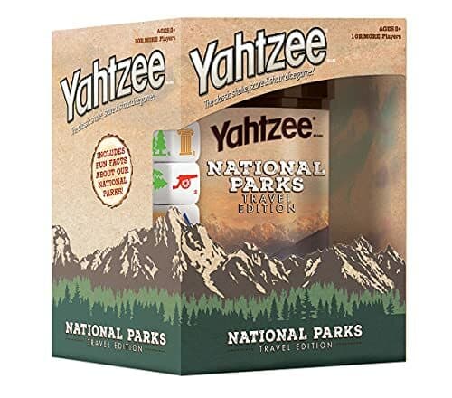 YAHTZEE: National Parks Travel Edition Dice Game