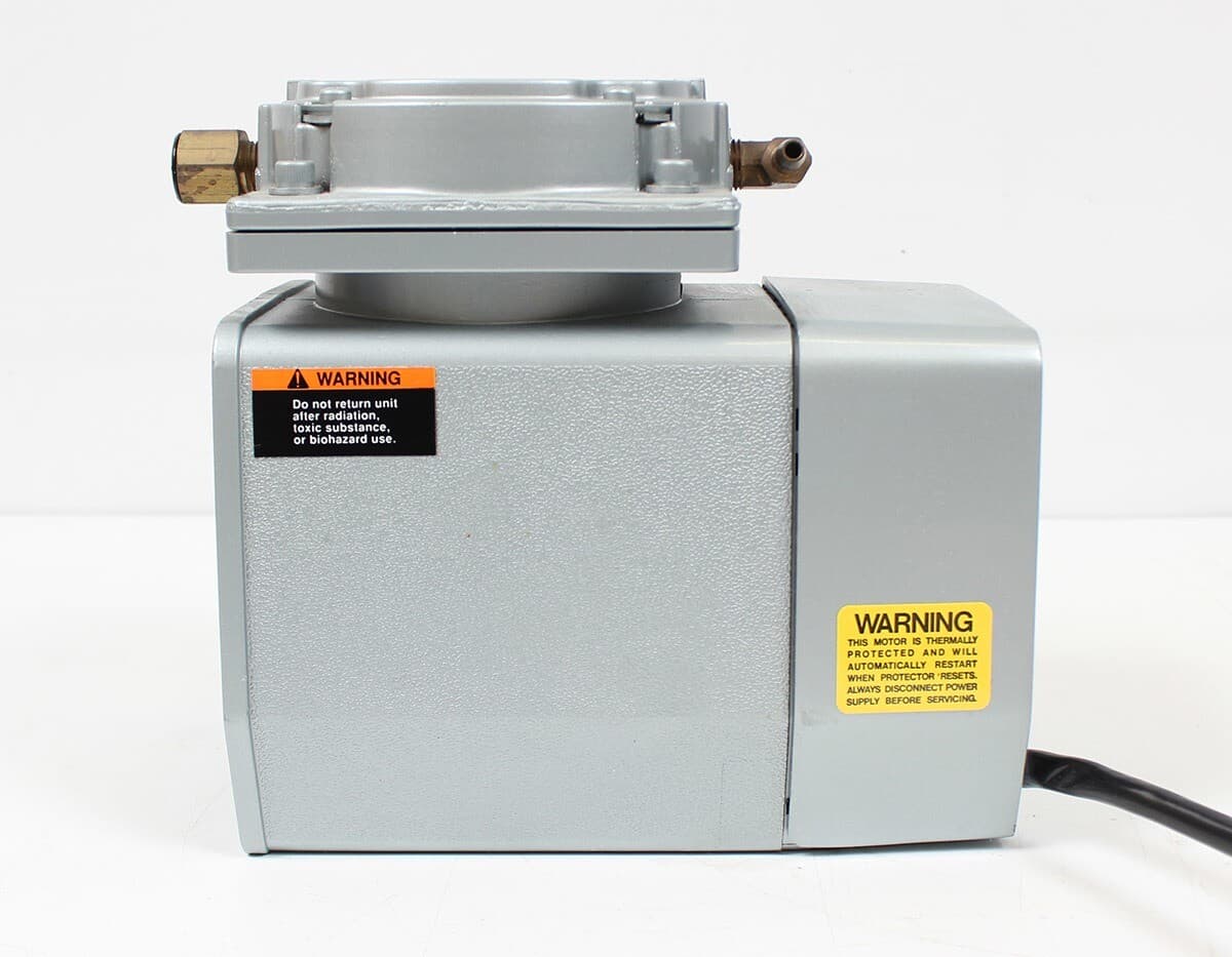 Gast Diaphragm Vacuum Pump 1/8 HP, DOA-V181-AA,  Fully Tested 2