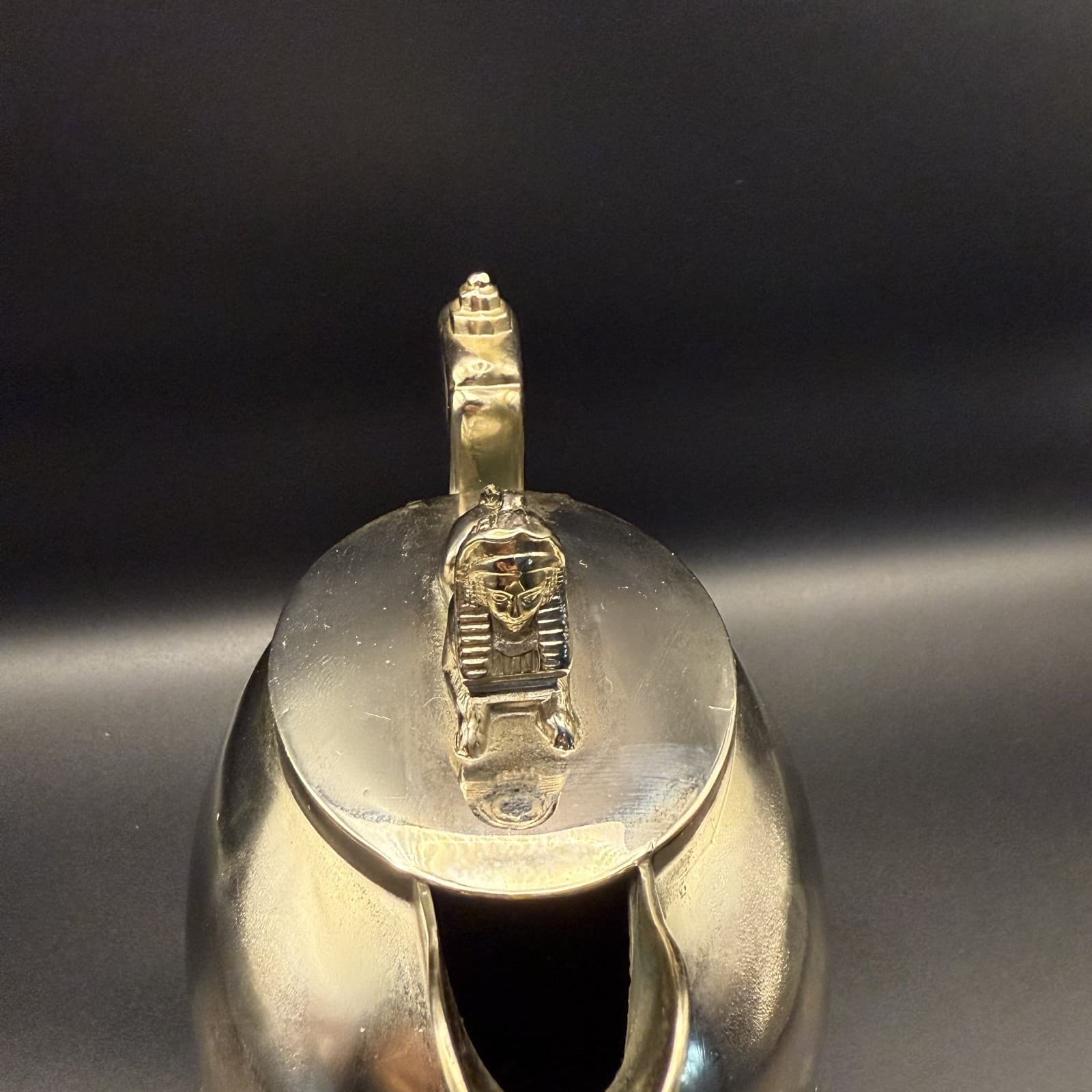 Antique Reed & Barton Egyptian Revival Creamer | Sphinx Lid | Style 2240 4