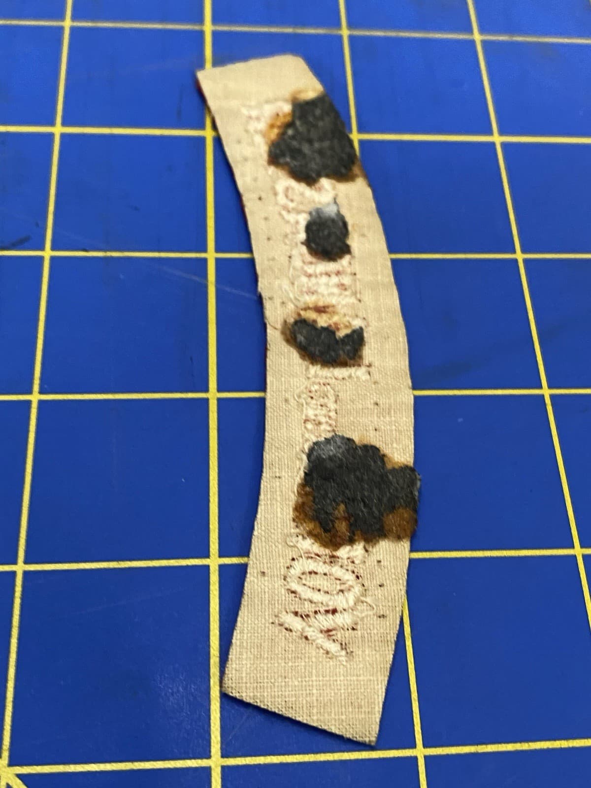 YORKS & LANCS - BRITISH ARMY LANCASTER SHOULDER TITLE PATCH VINTAGE ORIGINAL  3