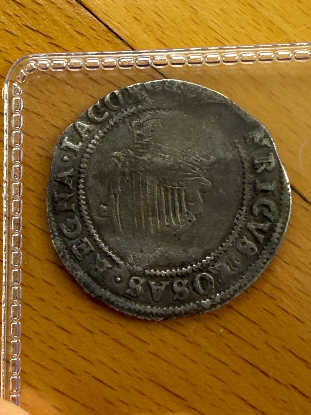 James I Ireland Hammered Silver Shilling  1603-1625 2