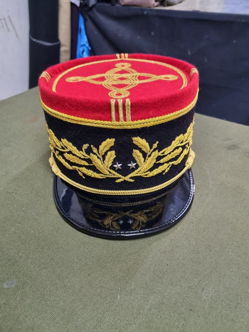 REPLICA RARE WW 2 FRECH ARMY GENERAL CLASSIC III KEPI HAND MADE All Sizes 5