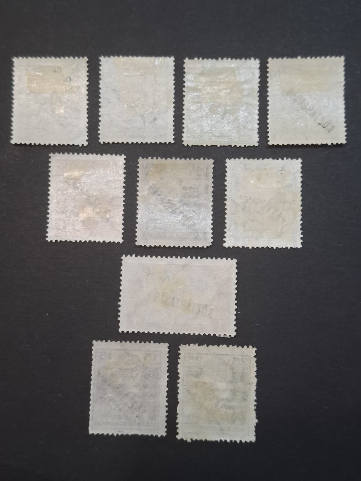 Hungary Occupation Serbia 1919 Banat Bacska Koztarsasag * MH Selection 10 Pcs 2