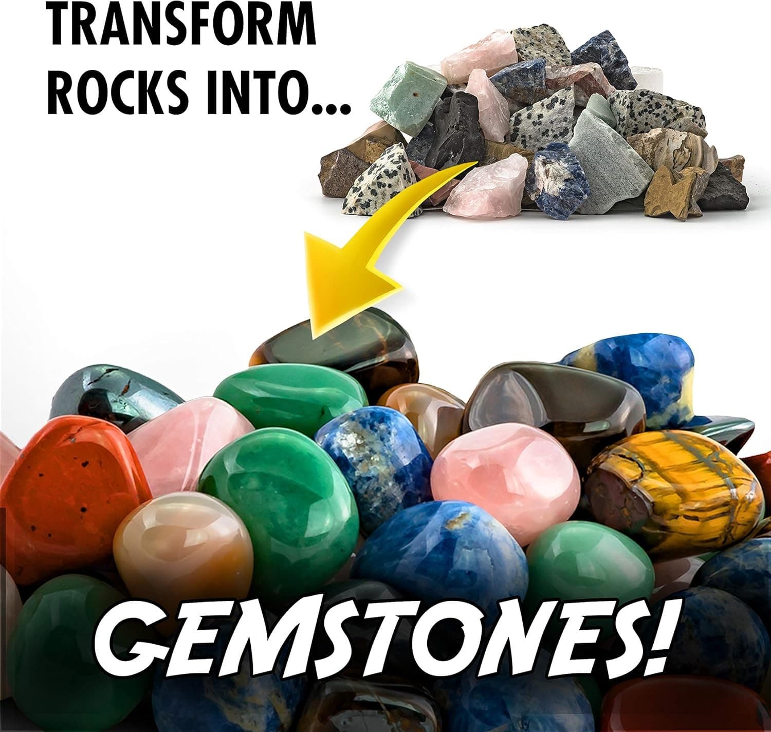 Discover with Dr. Cool Replacement Rock Tumbler 1 Count (Pack of 1), Black  4