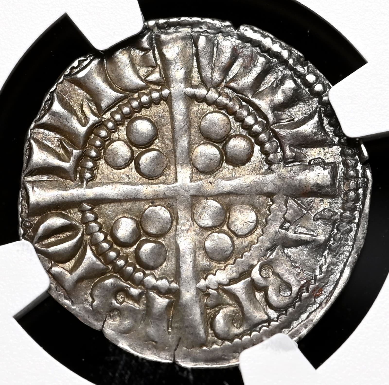 ENGLAND. Edward I Longshanks, 1272-1307. Silver Penny, Bristol, S-1416, NGC AU53 2