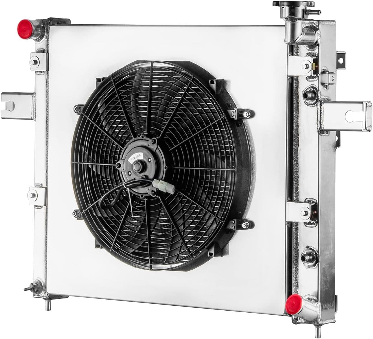 4 Row Core Aluminum Radiator for 1999 2000 Jeep Grand Cherokee 4-Door V8 Gas 2