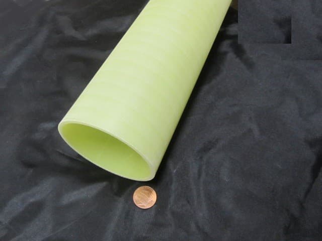 Phenolic G10FR4 Tube 3.094" OD x 2.844" ID x 1/8" Wall x 36" 6
