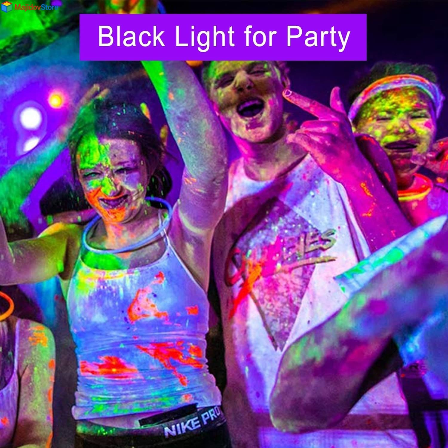 2pack Led Ultraviolet Black Light Uv Bulb Glow in the Dark Ultra Violet Neon NEW 3