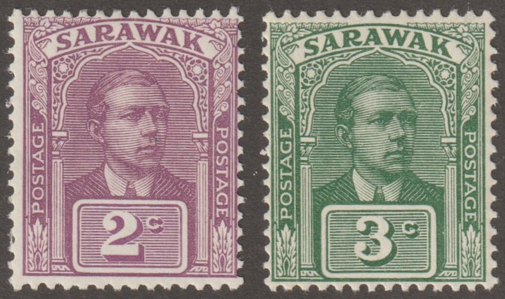 EDSROOM-19563 Sarawak 52, 54 LH 1922-23 Added Values CV$7.25