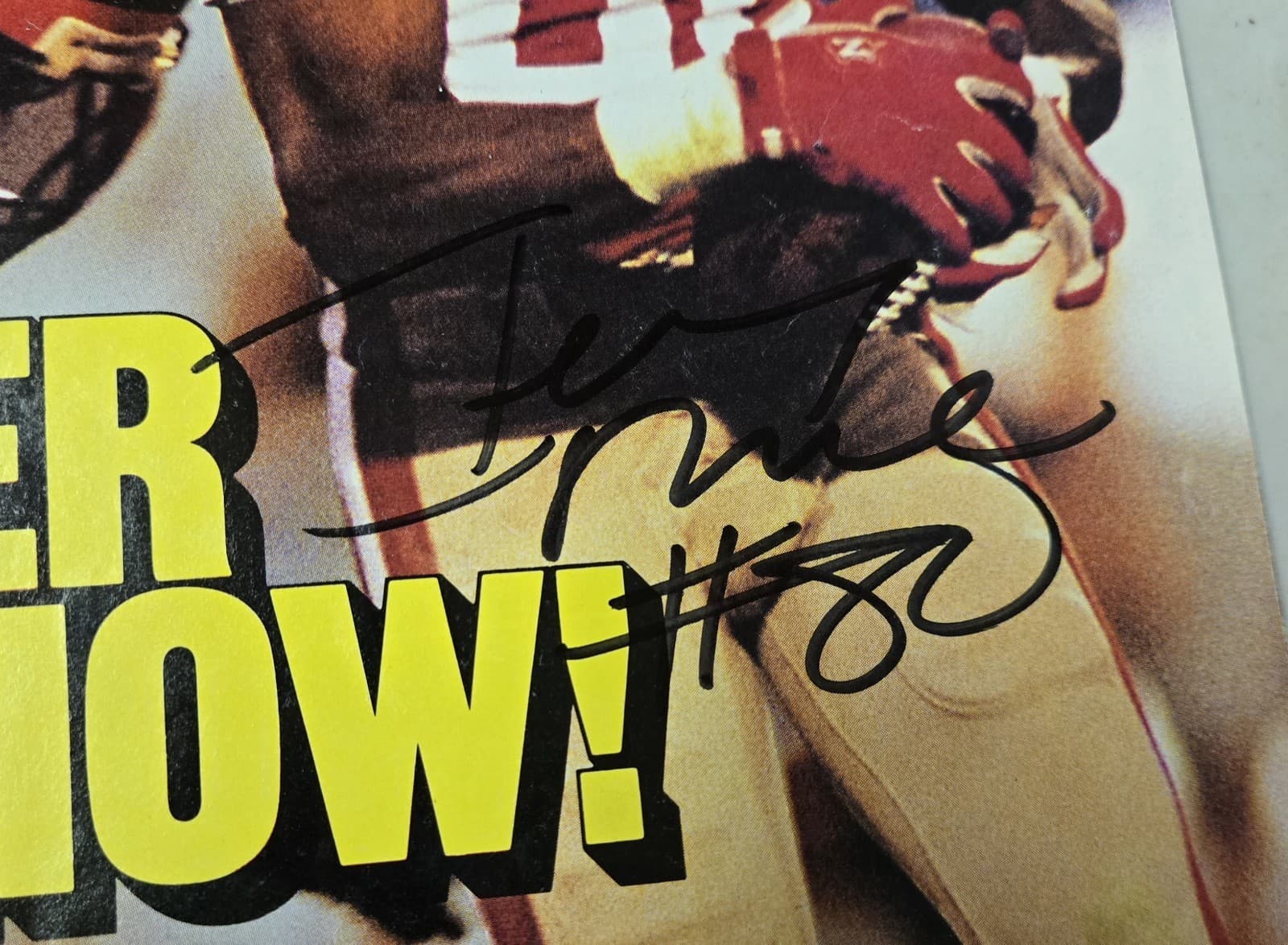 Jerry Rice Signed 1/30/89 Sports Illustrated  Beckett San Fran 49ers Football 2